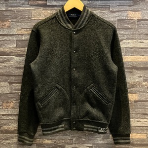 RALPH LAUREN HBT STADIUM JACKET GREY
