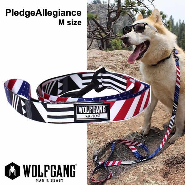 PledgeAllegiance LEASH Mサイズ リード WOLFGANG ウルフギャング アメリカ 中型犬