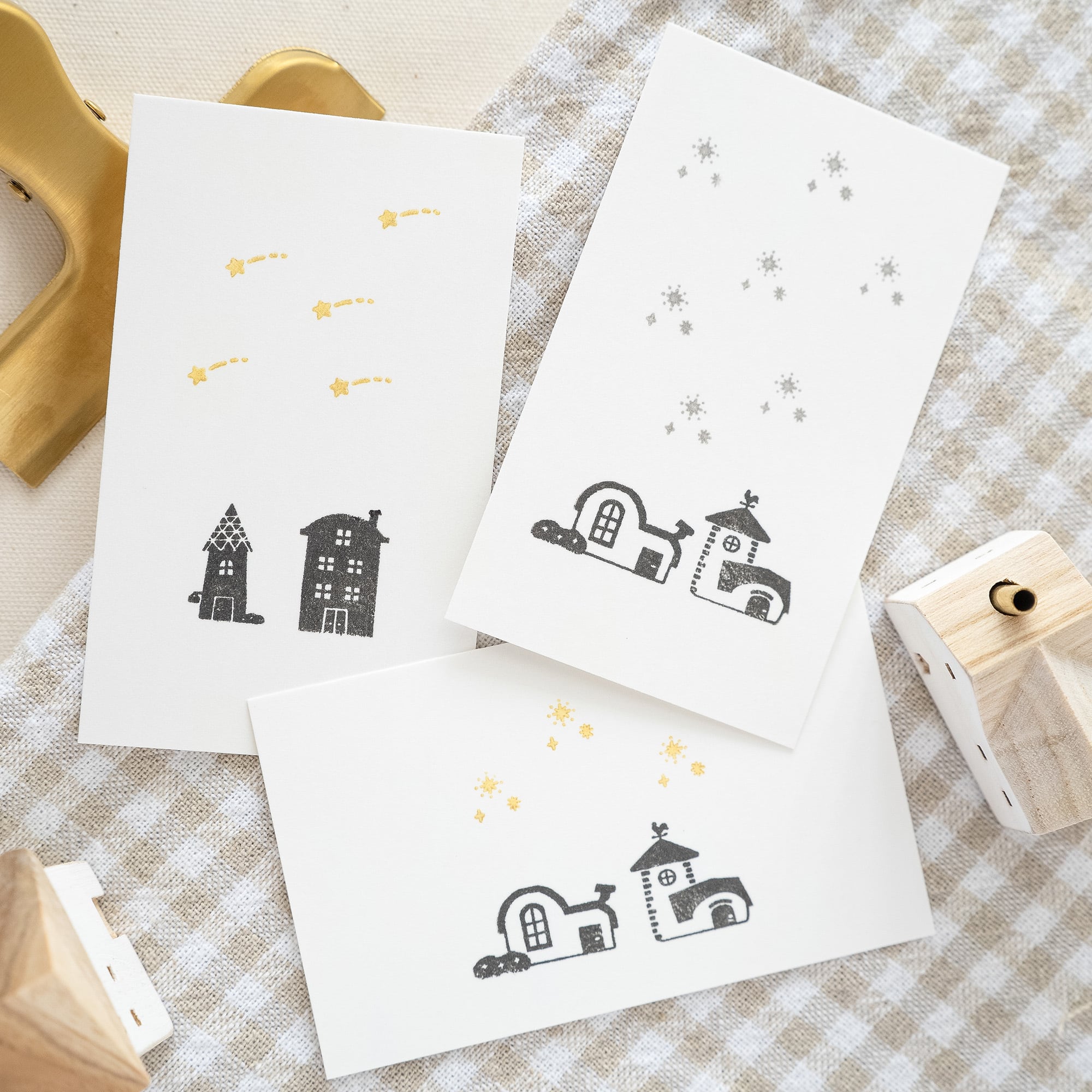 雪降るまち【セット】 | はんこ