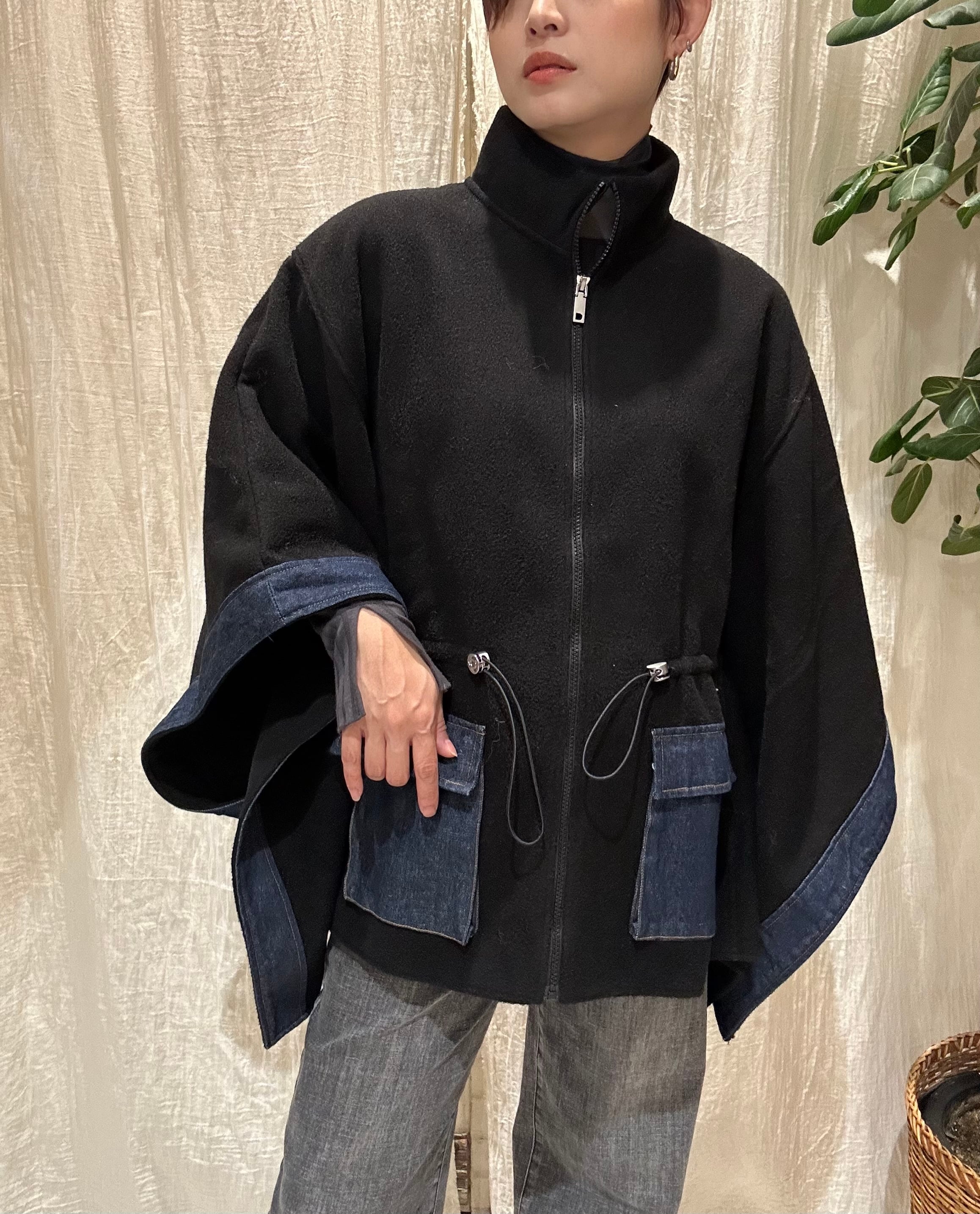 デニムキルティングポケット付きポンチョ Desigual(デシグアル) | EARL