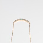 パライバトルマリン デザイン ネックレス K18  / 0.030ct / DA 0.240ct