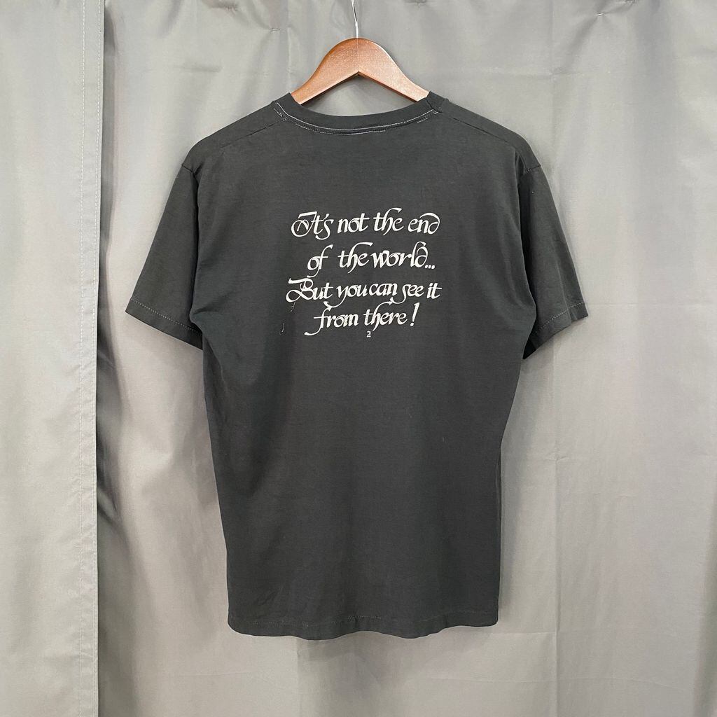 90s Howling Dog Saloon 狼 ウルフ Tシャツ ブラック No.S370