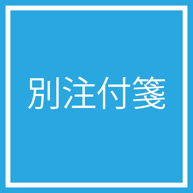 【オプション】別注付箋10枚セット／バス付箋・宿泊付箋・アレルギー付箋など／招待状オプション