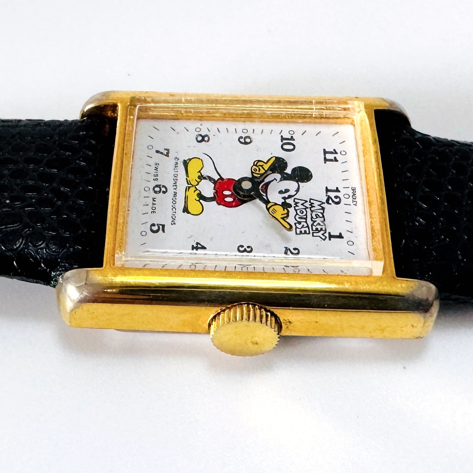 ブラッドレイ/BRADLEY【ミッキーマウス】/手巻き スクエア