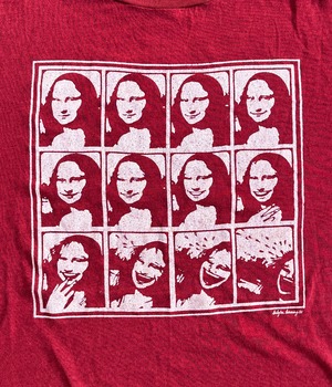 -MONNA LISA - Vintage 90s Art Print T-shirt