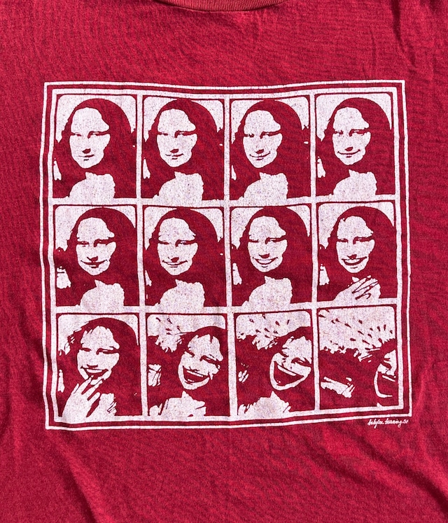-MONNA LISA - Vintage 90s Art Print T-shirt