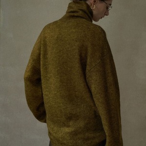 Deep Loose Turtleneck Knit【4color】 T3651