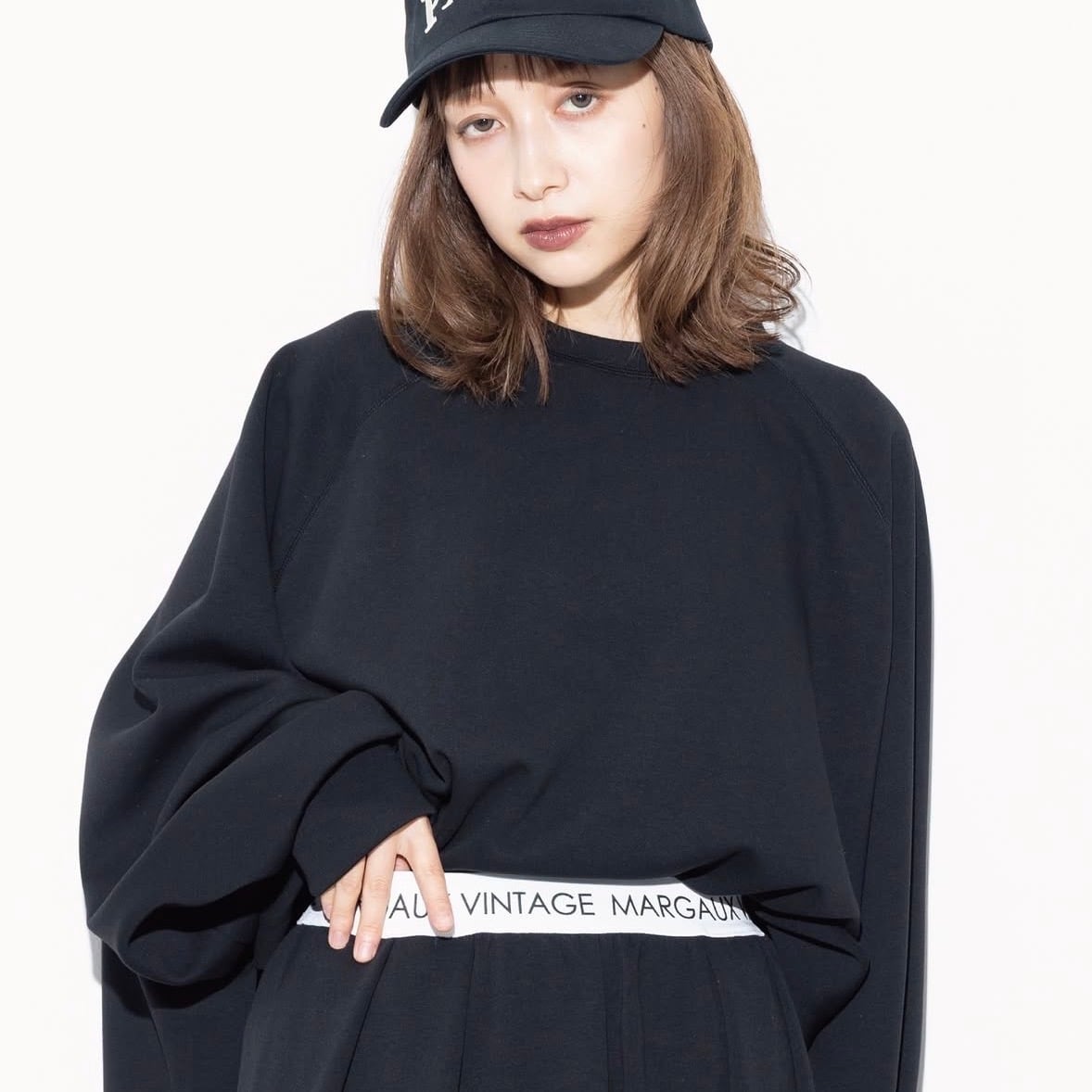 【 MARGAUX VINTAGE 】サイドスリットプルオーバー
