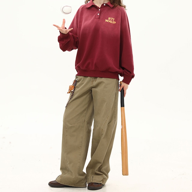 バックロゴクラブプリントスウェット R00829