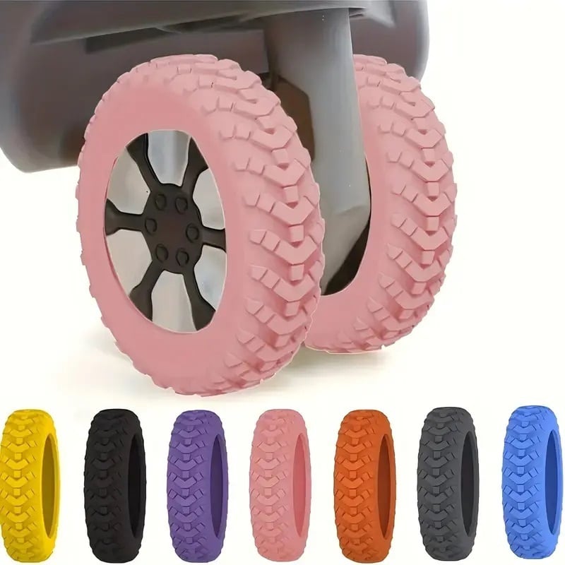 BestonStyle スーツケース タイヤカバー 8枚セット 滑り止め 静音 簡単