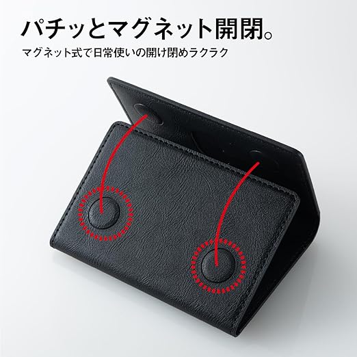 enique】Magsafe カードケース 【最大6枚カード・紙幣収納