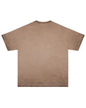 グラフィックプリントクルーネック半袖Tシャツ　S0600