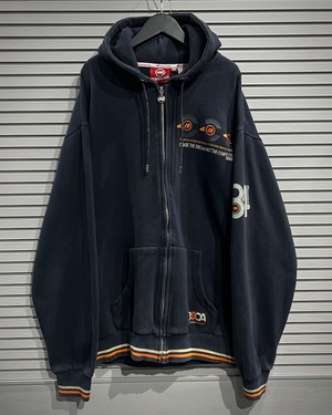 【X VINTAGE】“MECCA” Loose Zip Up Hoodie