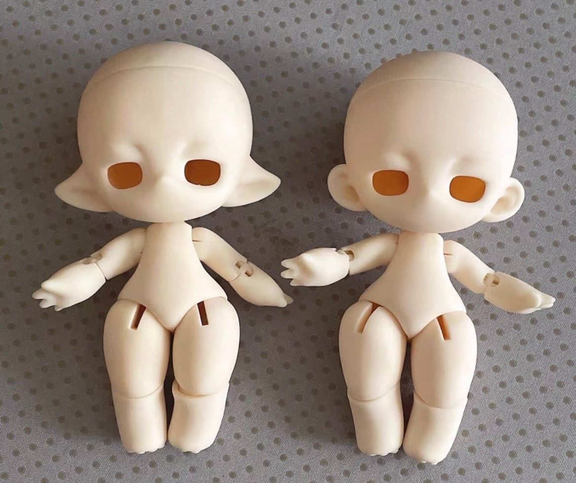 ヘッドあり!メイクなし! 7.5cm BJD 1/8 1/12 3D 球体関節人形 ヘッドあり!メイクなし! 7.5cm BJD 1/8 1/12 3D 球体関節人形