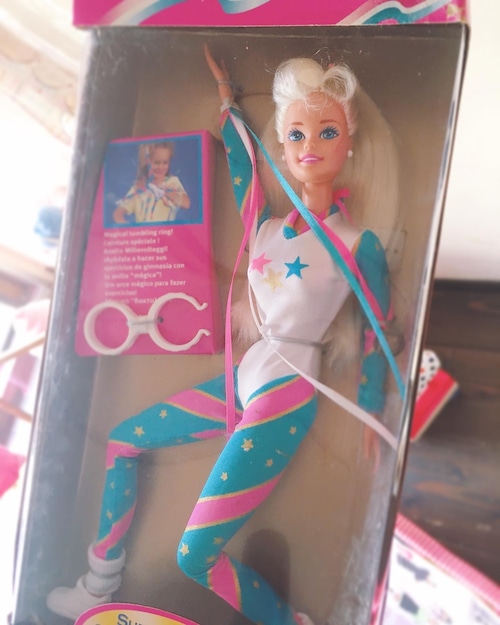 super gymnast barbie 1995　