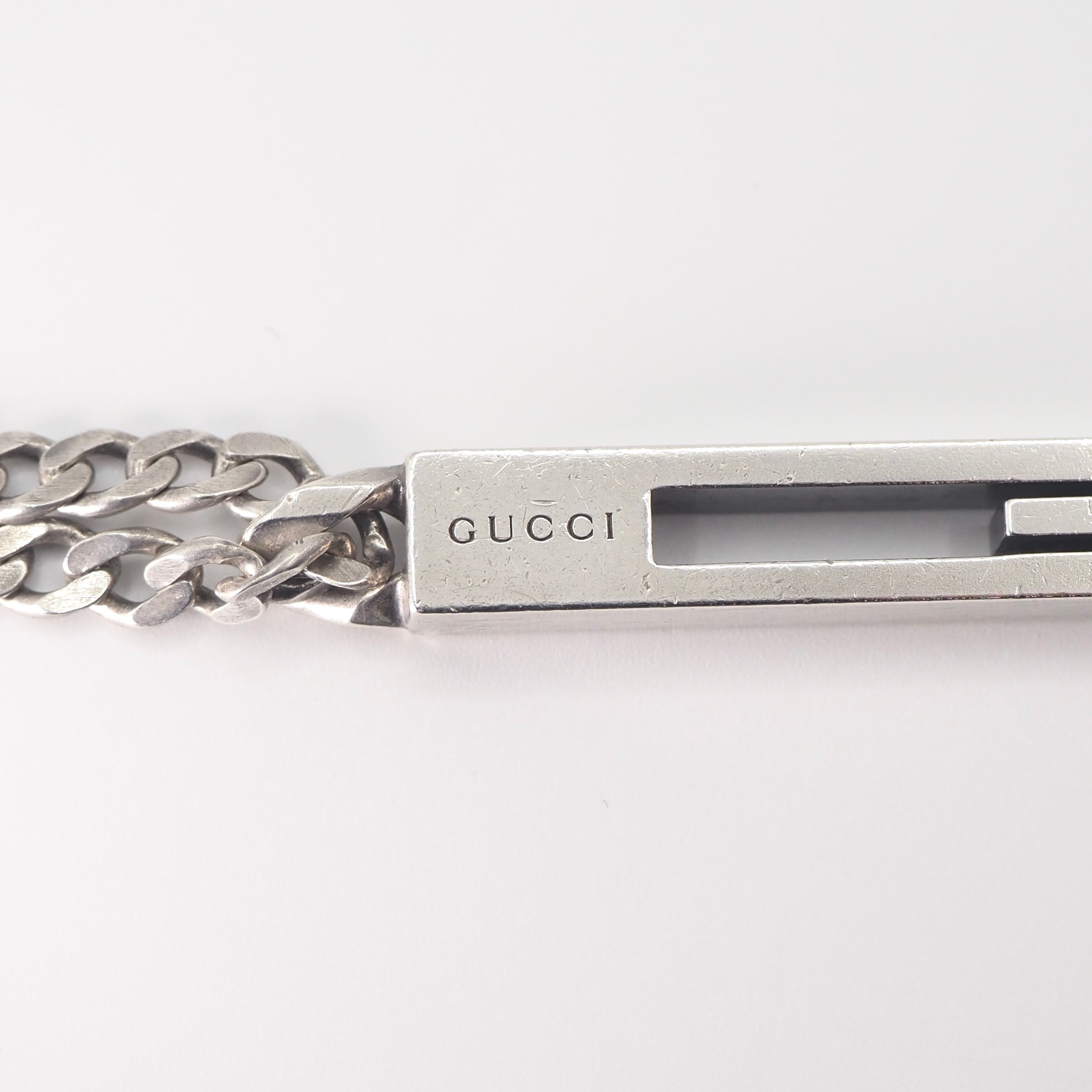 GUCCI Gプレートネックレス シルバー925 グッチ | 2122TOKYO