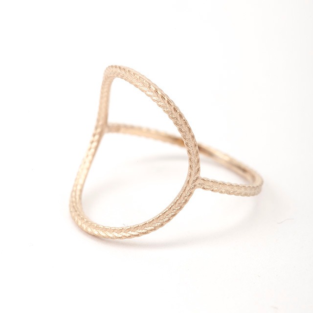 【オーダー品】Circular braid ring