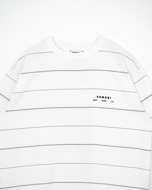 HEMCODE THIN BORDER T-SHIRT (WHITE)