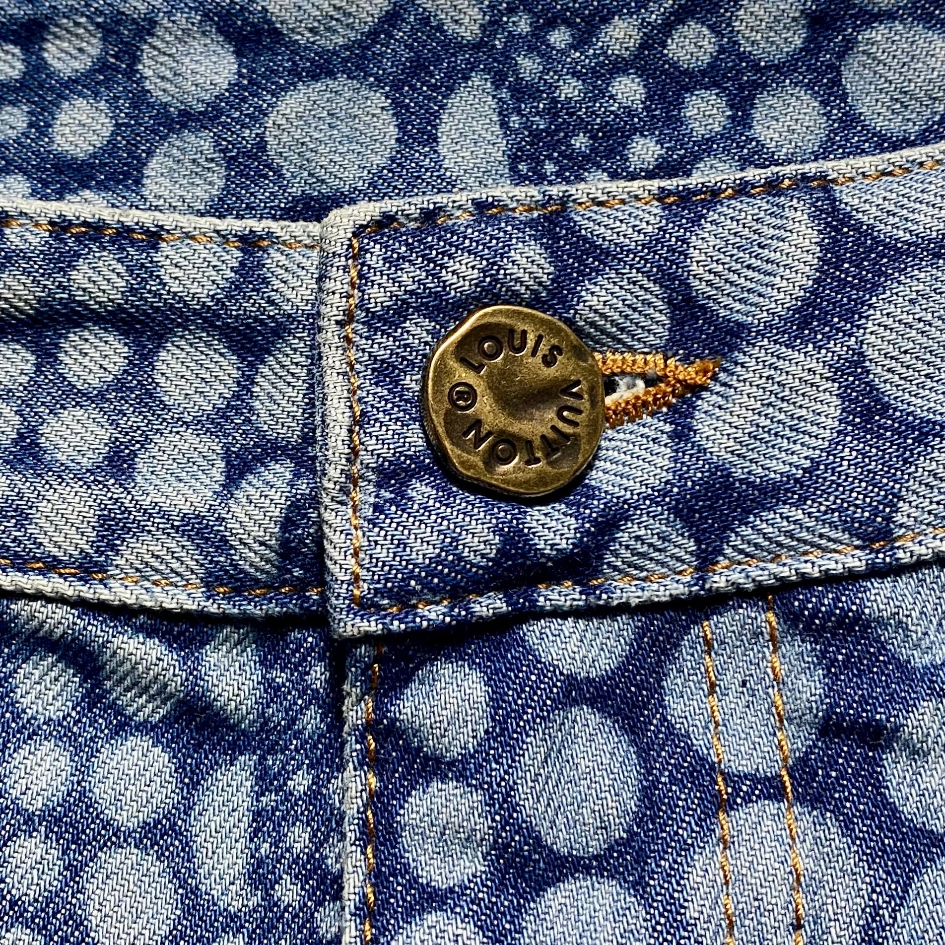 2023SS LOUIS VUITTON × 草間彌生 denim pants | NOIR ONLINE 2023SS LOUIS VUITTON × 草間彌生 denim pants | NOIR ONLINE