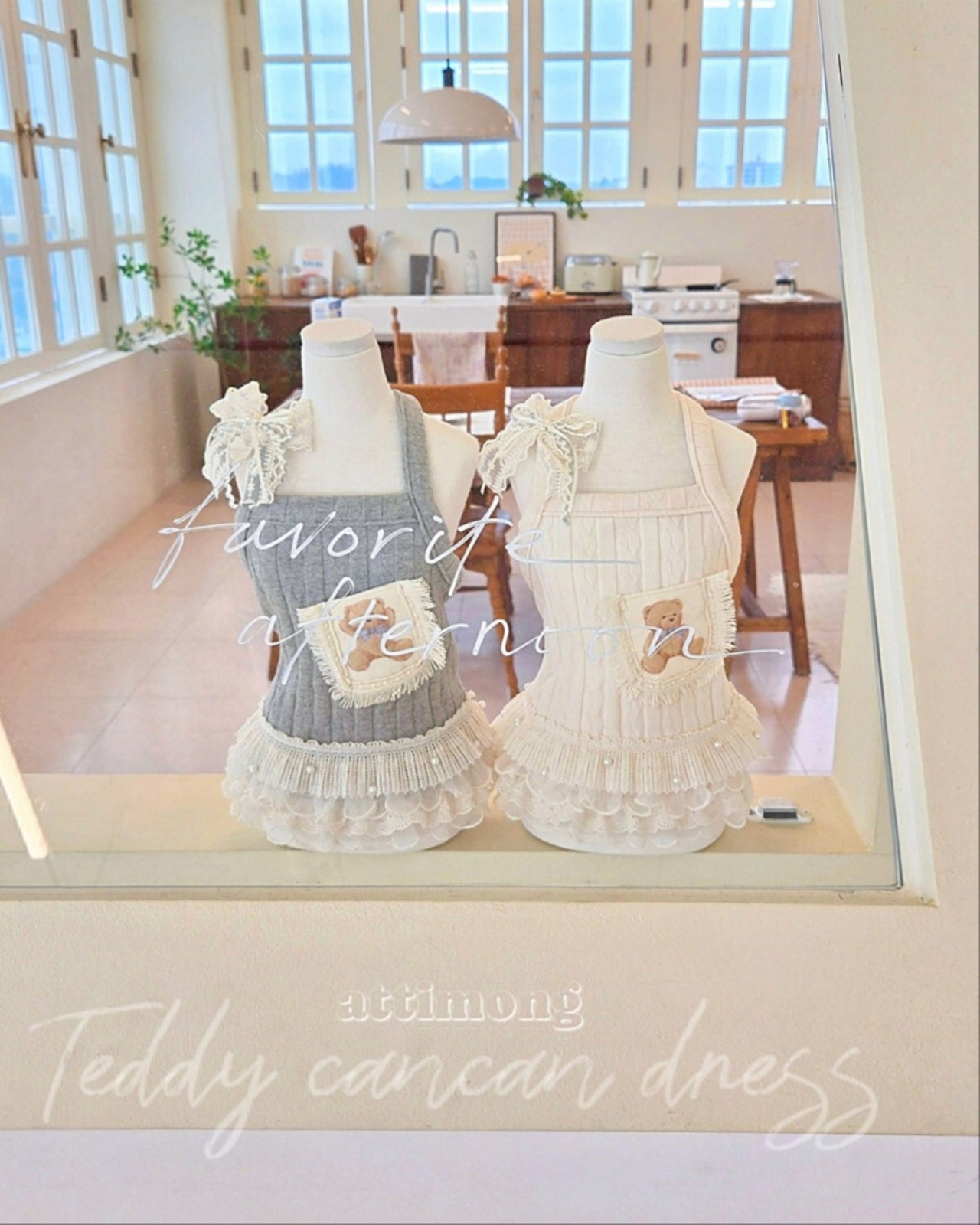 予約 【pecoramou select】Teddy  One-Piece Dress