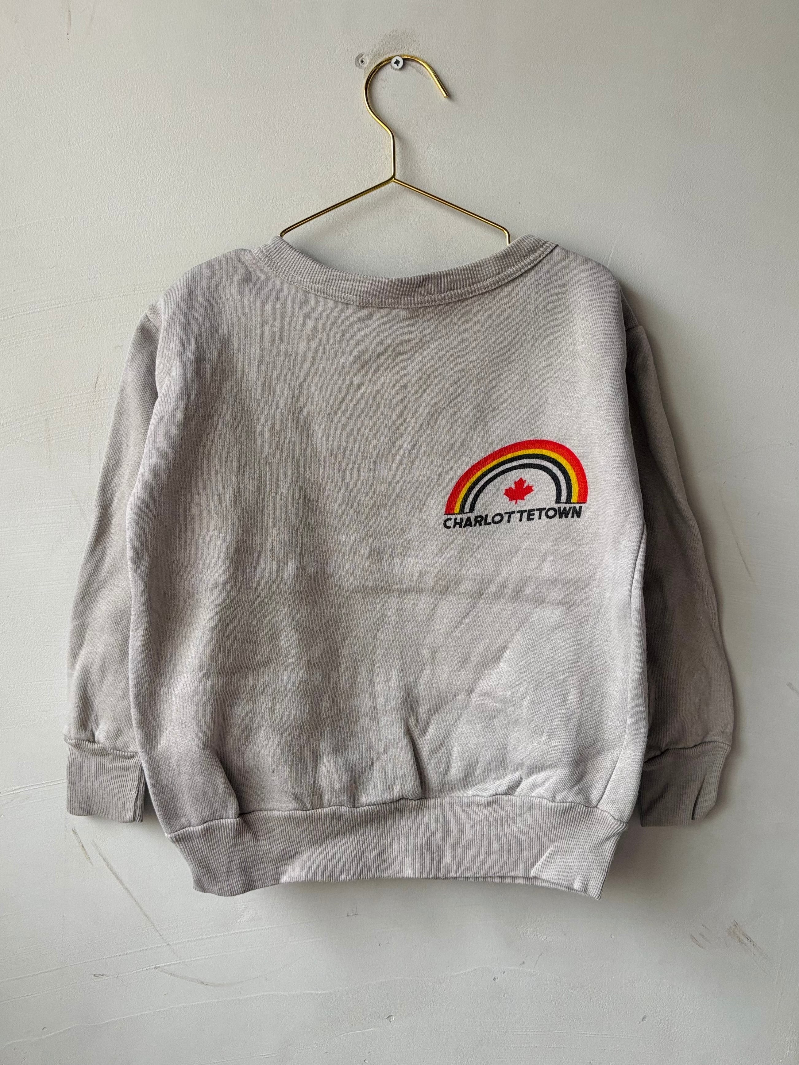 【KIDS vintage】CHARLOTTETOWN sweat. about 5-7y