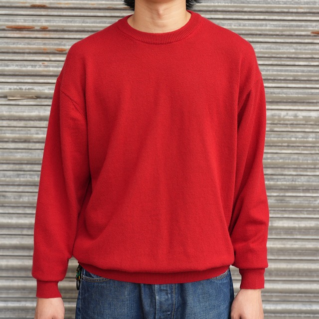HERILL(へリル) 26AW "Goldencash Pullover" -Red-