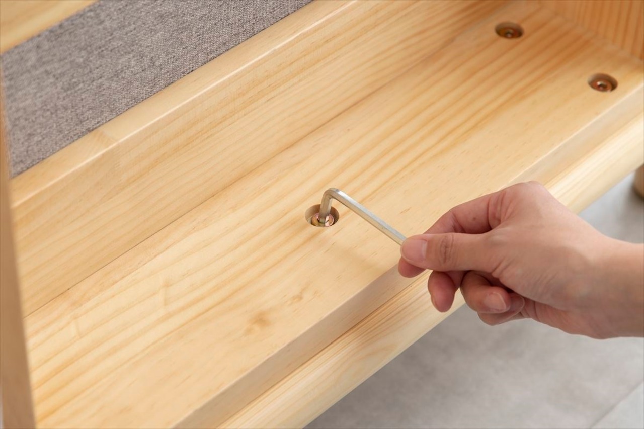 【2点セット】Ricordo ファブリックローソファ1脚+オットマン1脚