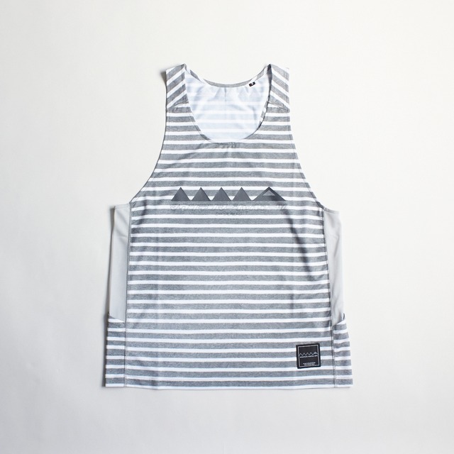 MMA（マウンテンマーシャルアーツ）MMA Running Border Singlet  -Border B　メンズレディーススリーブレス