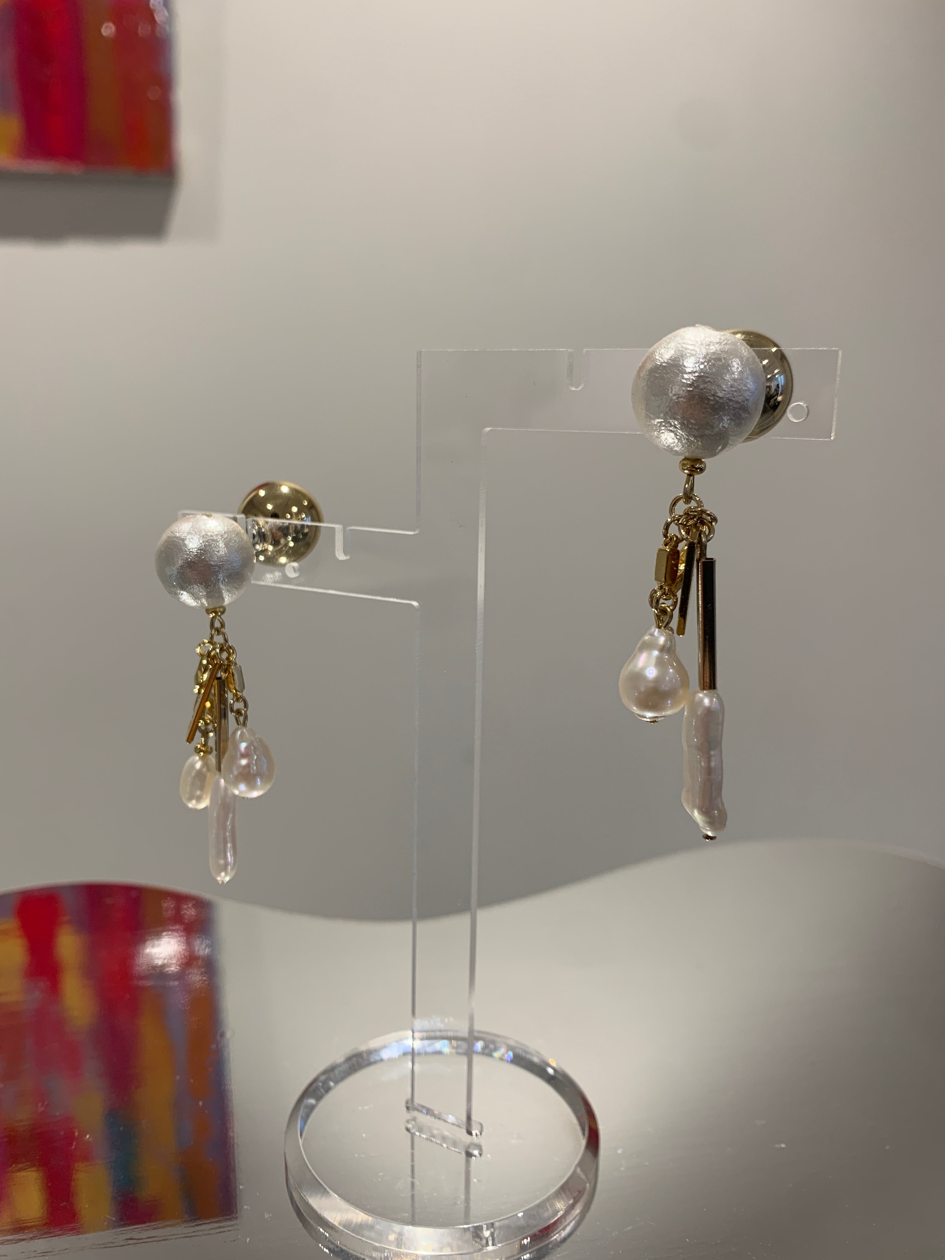 cotton pearl×freshwater pearl gold