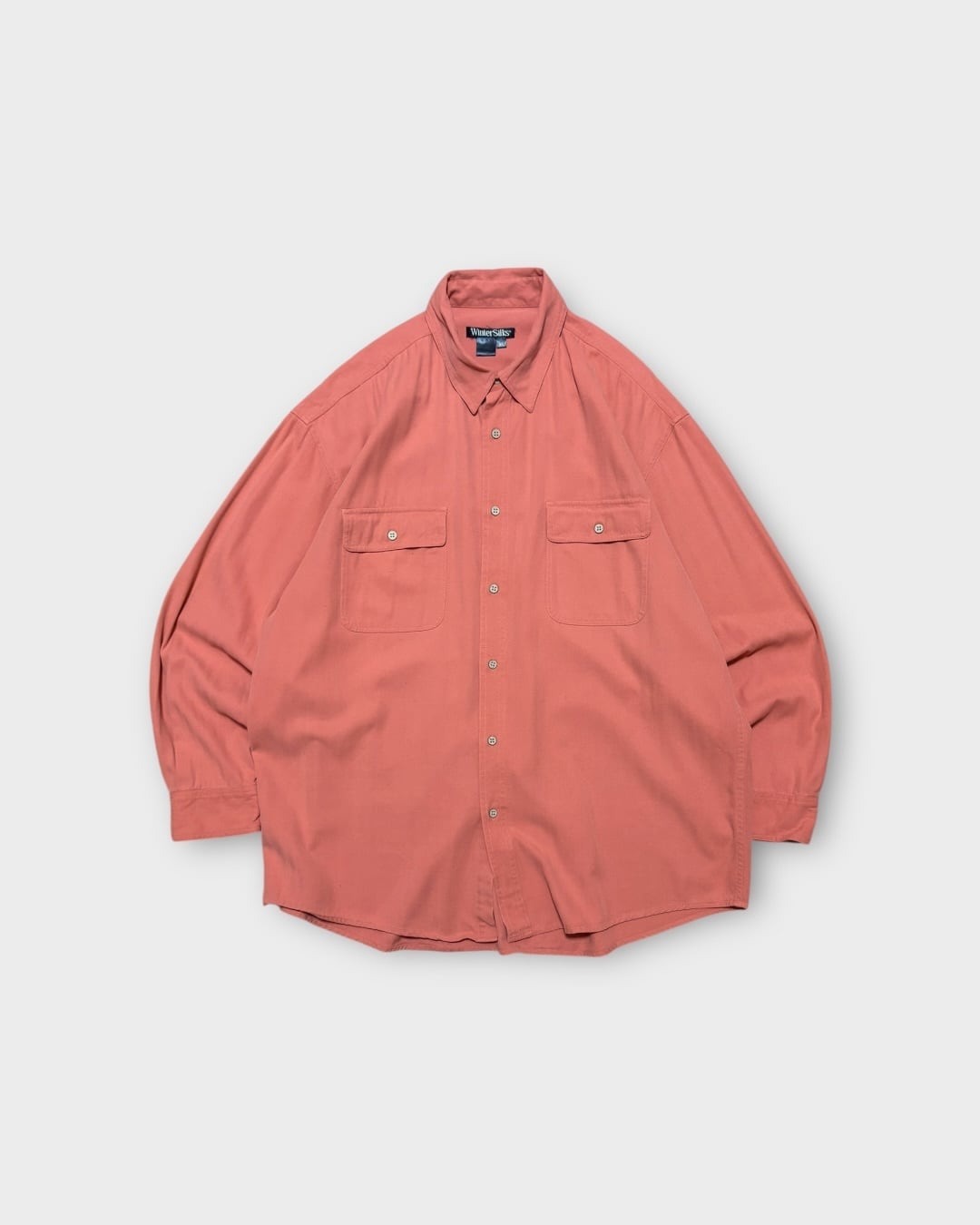 【Used】“WinterSilks” Silk Herringbone Shirt