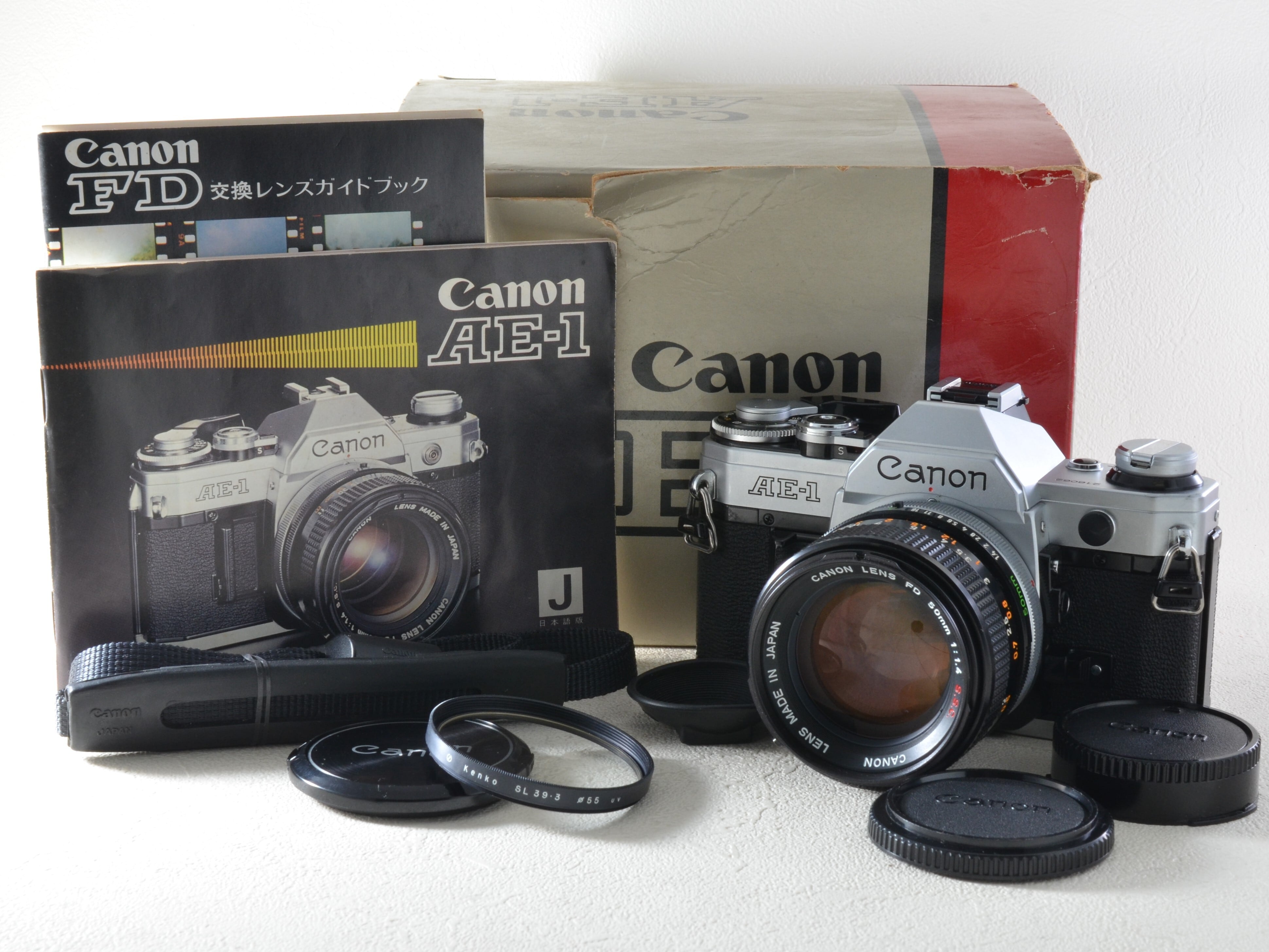フィルム初心者に最適】Canon AE-1 / FD 50mm F1.4 S.S.C. 元箱付 整備