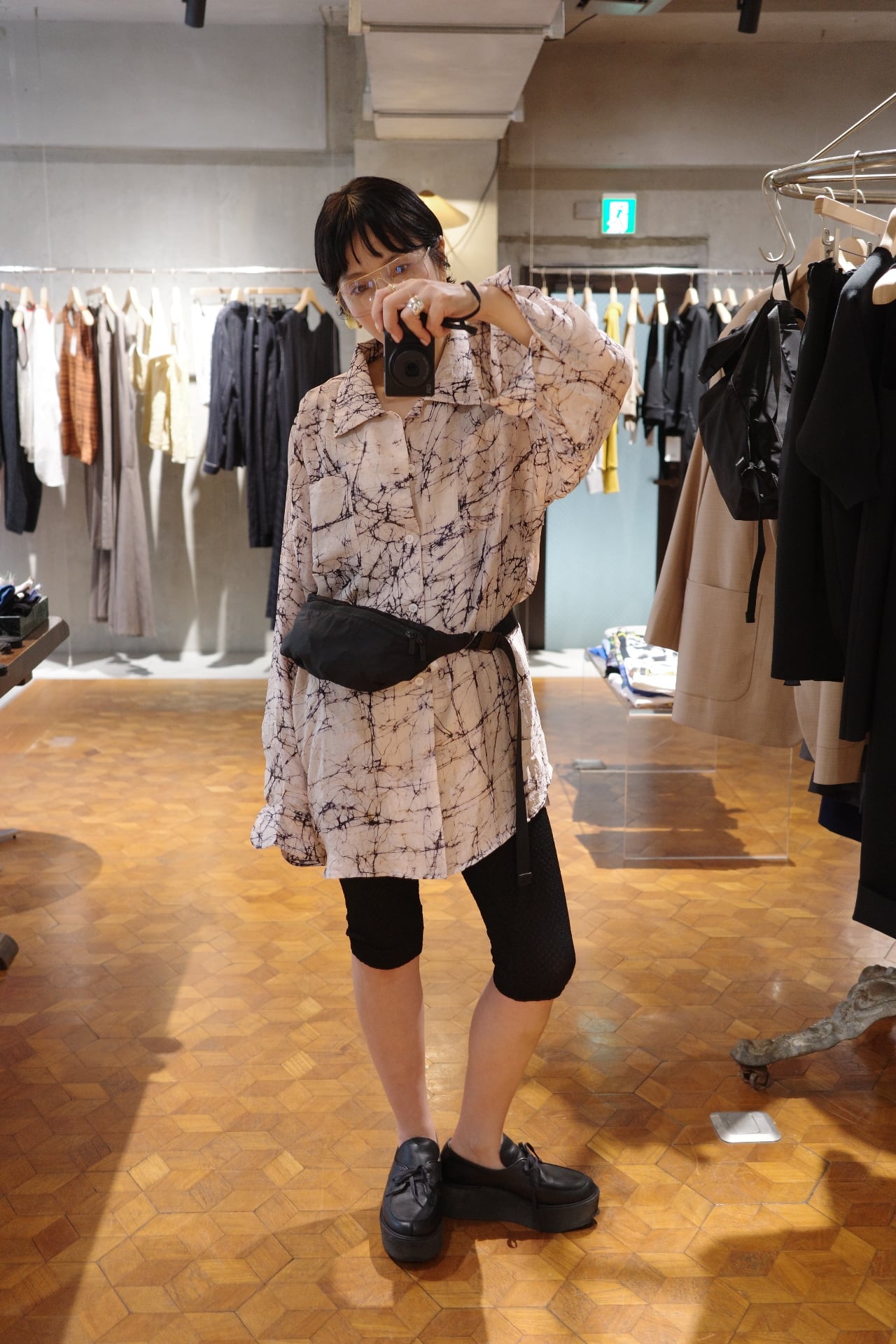 MOON TREE PLANET/Belt pouch | ikasa.