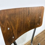 JOURNAL STANDARD FURNITURE CLIO CHAIR ジャーナルスタンダードファニチャー クリオ チェア ダイニングチェア アームレスチェア ヴィンテージ ナチュラル ブラウン 木目  アーバンインダストリアル プライウッド【中古】【200サイズ】