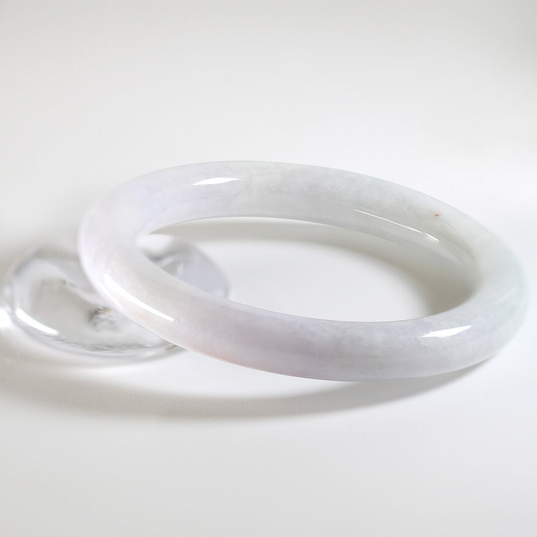 内径57.4mm】ラベンダーのプリンセスタイプが入荷！翡翠バングル