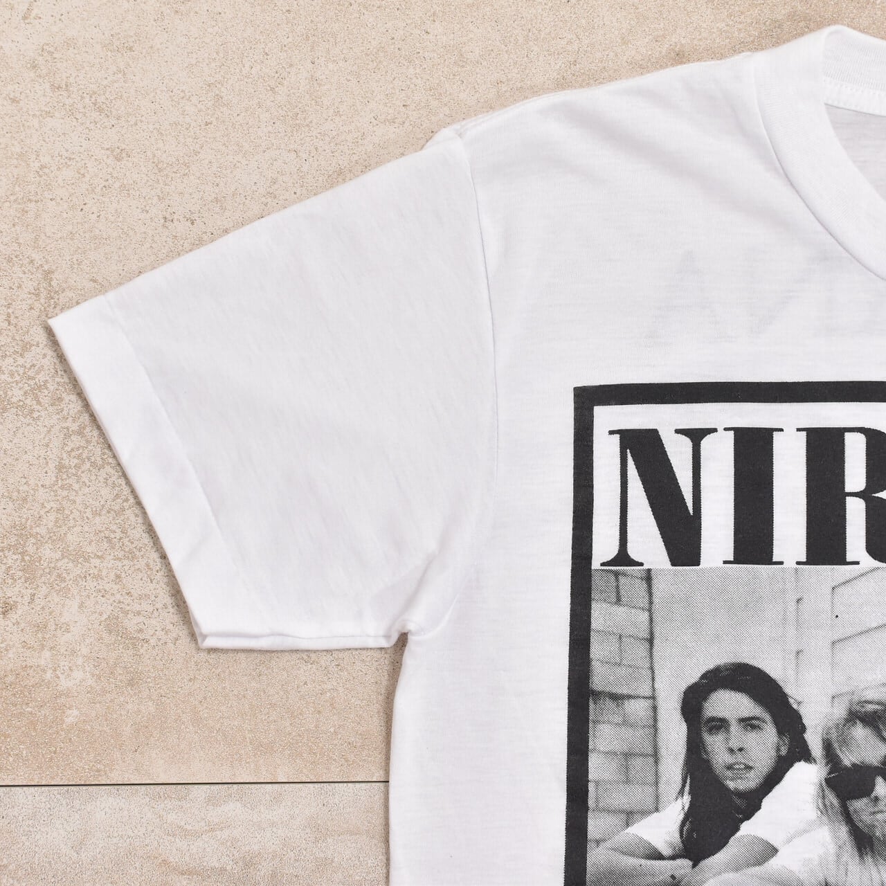 Bootlea NIRVANA print T-shirt | 古着屋 grin days memory 【公式