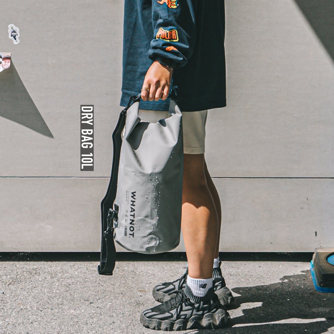 WHATNOT／ドライバッグ 10L（グレー）｜DRY BAG 10L（GY） | WHATNOT
