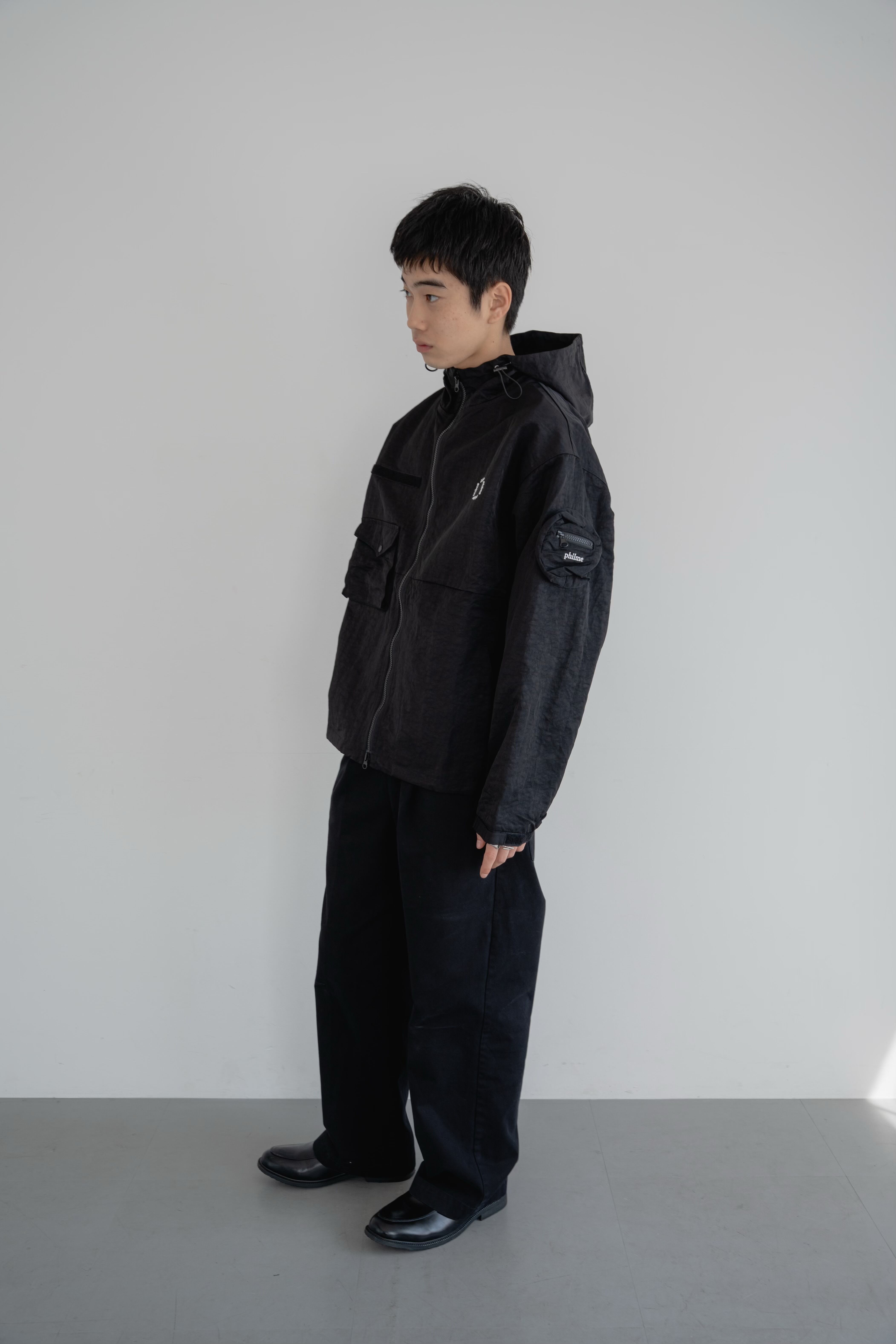 fade cotton straight pants | philme
