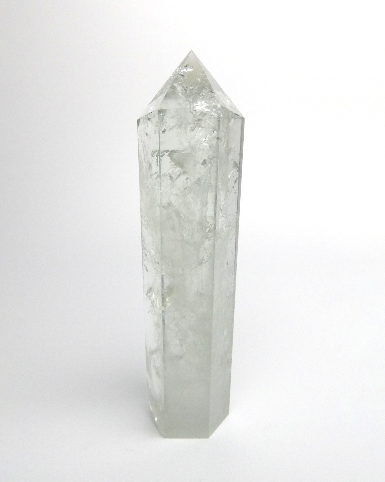 Green Amethyst グリーンアメジスト (プラシオライト) ⭓ タワー ⭔ POLISHED