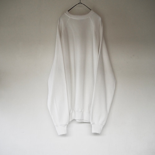 "Tultex" white plain sweat(made in usa)