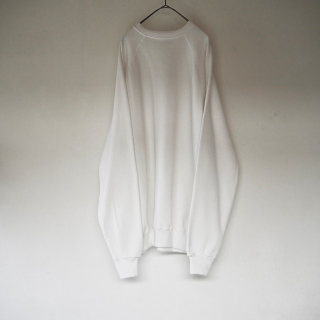 "Tultex" white plain sweat(made in usa)