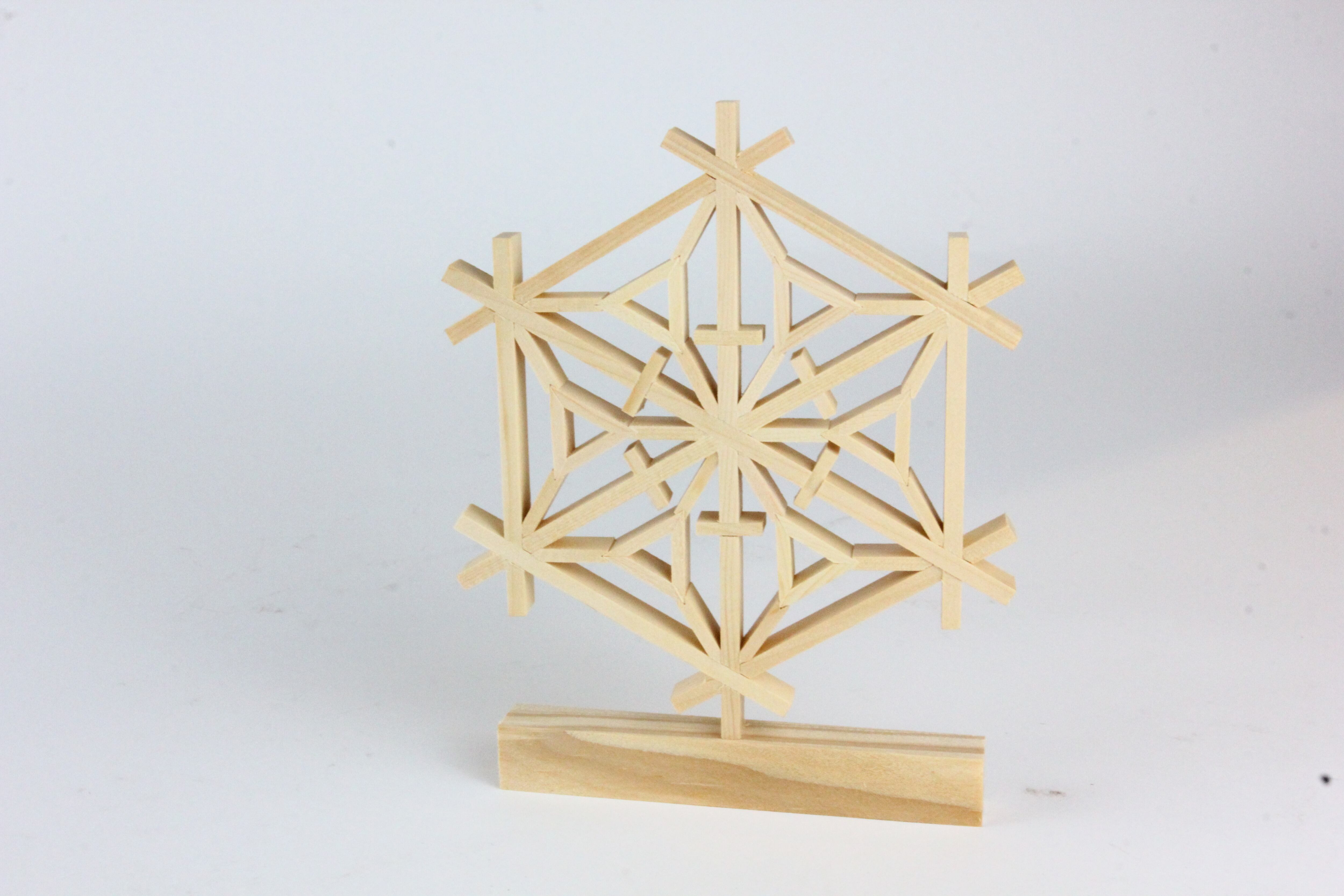 HANDS」台湾職人手作り・花窗DIY体験キット｜木製窓花コースター