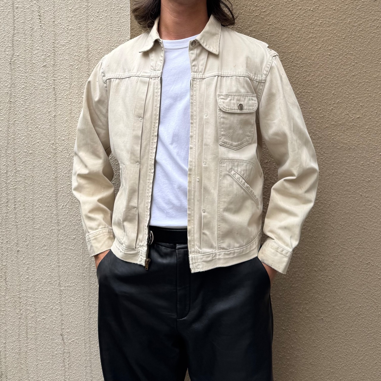 WRANGLER BLUEBELL 33MJZ CHAINSTITCH MC CLUB JACKET