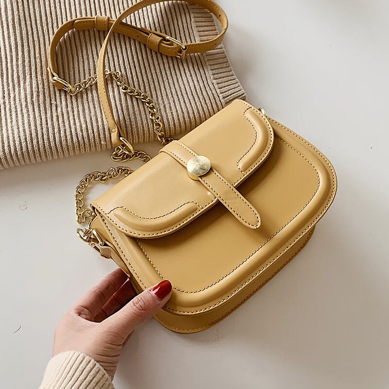 レッドチェーン スタイル スクウェア ハンドバッグ メッセンジャーバッグ 手作りハンドバック10163938558