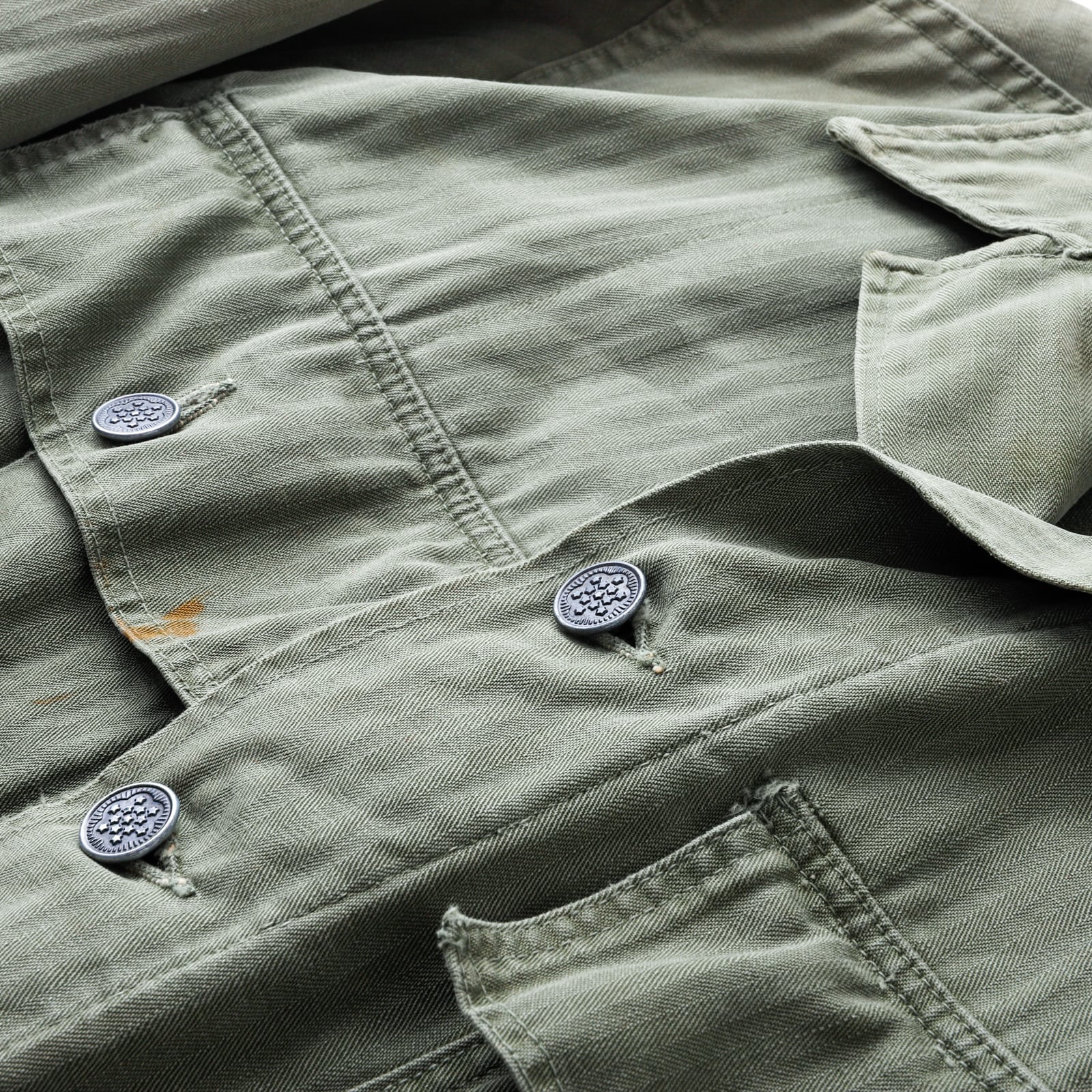 美品】40s U.S.ARMY M-43 HBT jacket special vintage militaly