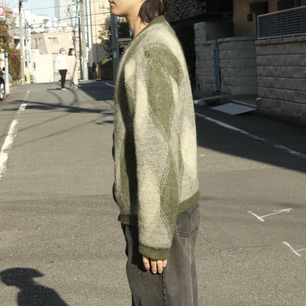 Vintage Mohair Knit Cardigan [Penneys TOWNCRAFT] [1960s-] Olive