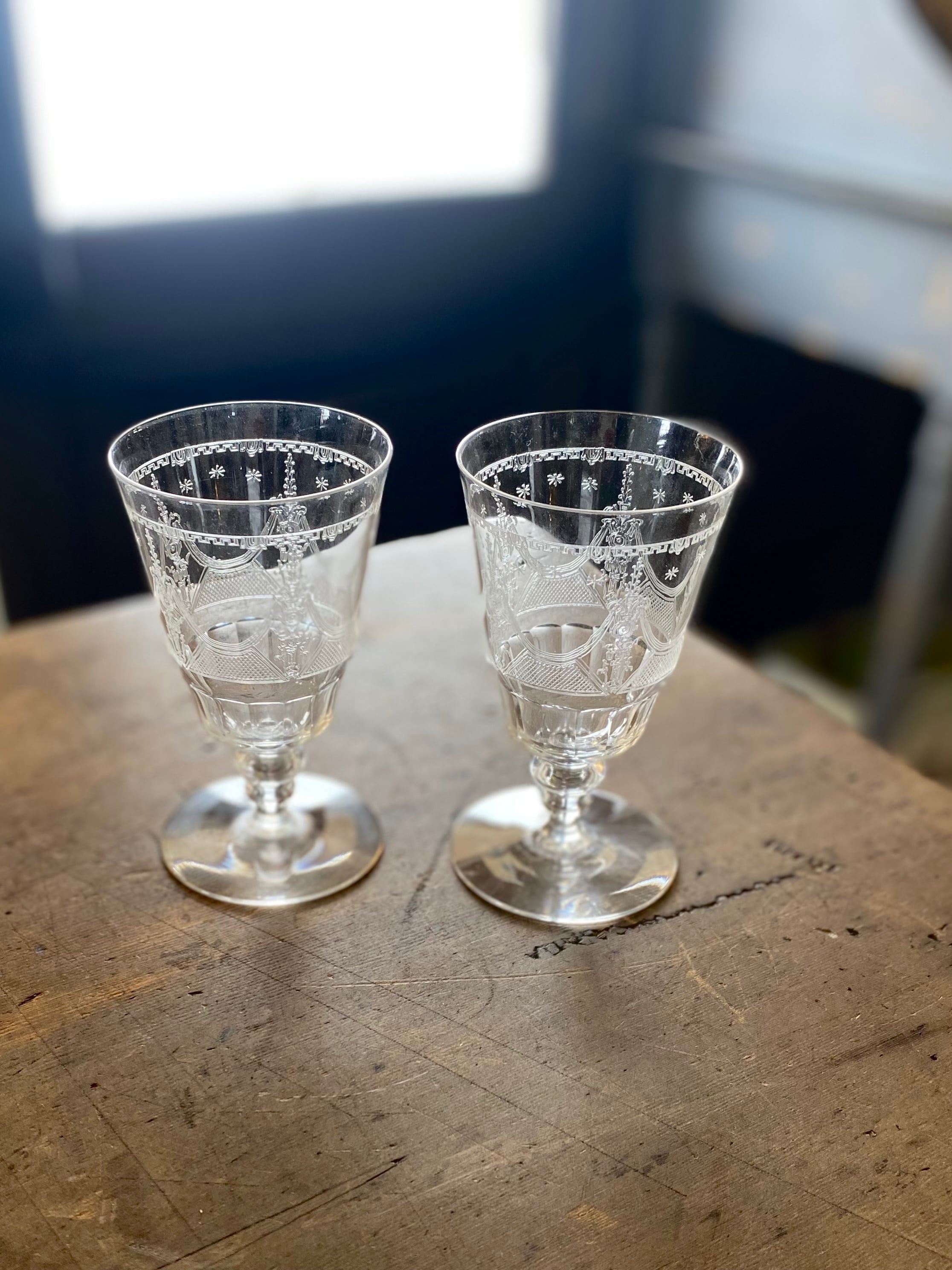 エッチングゴブレット 2個セット