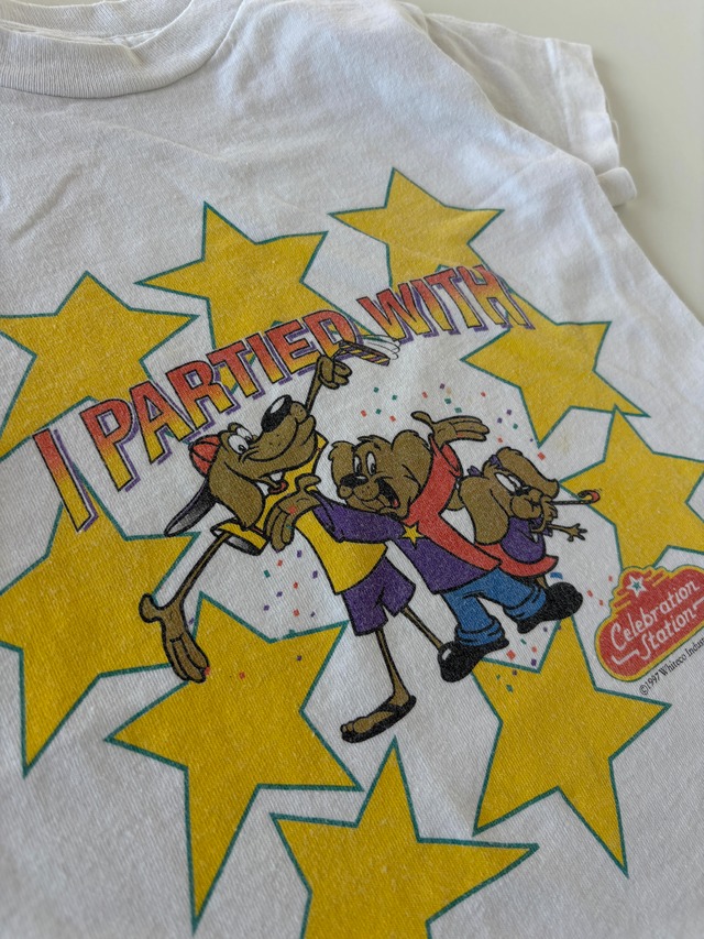 【4-5T相当・vintage】I PARTIED WITH tee