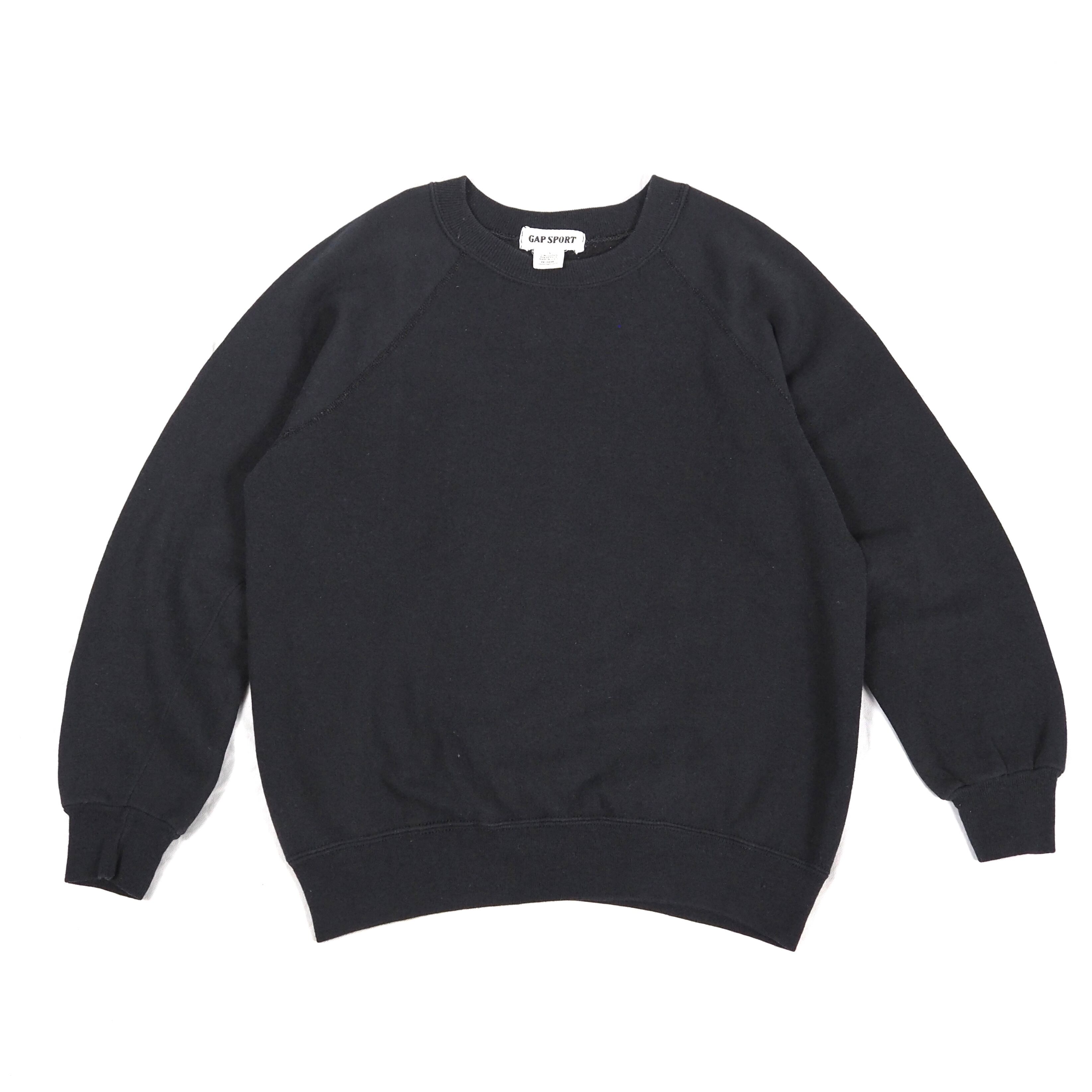 GAP SPORT black sweatshirt L /USA製