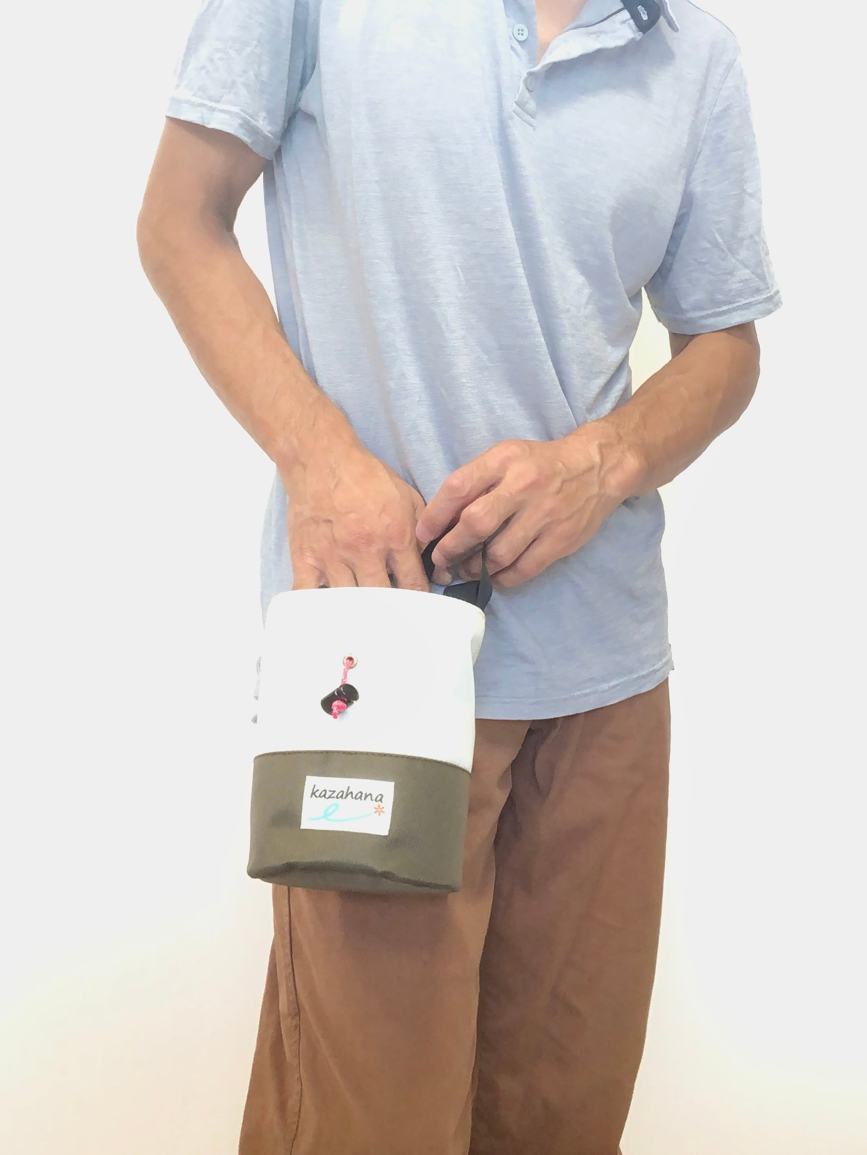 kazahana ground chalk bag グランドチョークバッグ | kazahana