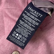 新品 タグ付き HACKETT MAYFAIR ハケットメイフェア ベスト ジレ 42R/パープル ピンク系 メンズ